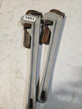 Heavy Duty Aluminum Pipe Wrench 18"
