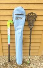 Women's (1) Lacrosse Sticks & (1) Field Hocky Stick