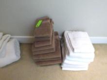 (17+/-) Pieces of Towels, Washcloths, Etc.