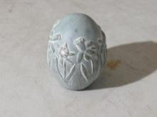 1986 Carved Stone Egg