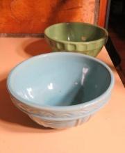 (2) 5" Glazed Bowls