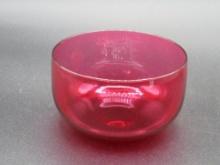 Ruby Glass Bowl