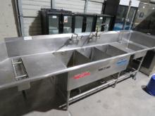 120-INCH 4-COMPARTMENT SINK