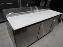 68-INCH CONTINENTAL SELF-CONTAINED PIZZAP PREP TABLE