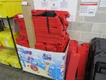 RED PLASTIC PALLET GUARDS - ONE LOT