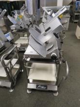 BIZERBA GSP DELI SLICER WITH FACE TO FACE SLICER CART