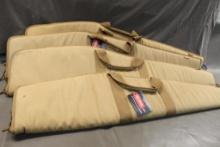 Four New With Tags 48" Cotton Rifle Cases