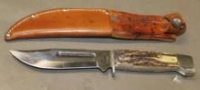 Case XX 5" Stag Handle Hunting Knife