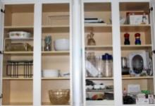 Two Cabinets of Kitchen Goods