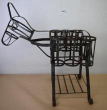 Metal Yard Art Donkey