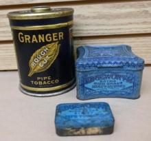 Granger & Edgeworth Tobacco Tins
