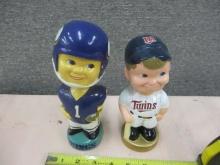 Vintage Vikings & Twins Bobble Heads