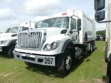 2021 International HV613 Garbage Truck, s/n 3HAESTZT3ML828045: T/A, Diesel