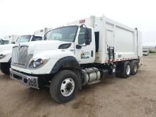 2021 International HV613 Garbage Truck, s/n 3HAESTZT5ML828046: T/A, Diesel
